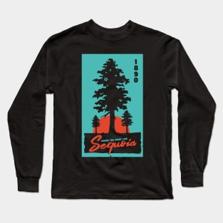 California Sequoia Trees National Park T-Shirt Long Sleeve T-Shirt